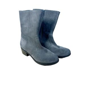 Ugg Gray Suede Bopt. Mid Calf. Size 7, Excellent Condition. Calf Height